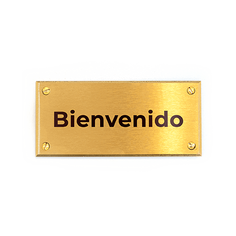 Placas de latón