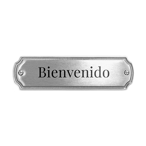 Placa de puerta