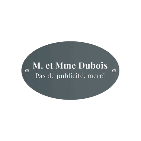 Plaques en plastique