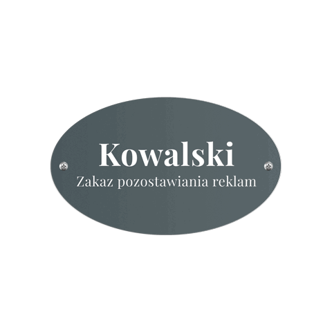 Tabliczki plastikowe