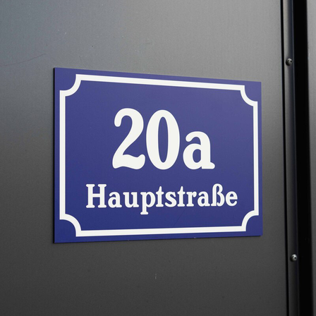 Aluminiumschilder, Quadrat Aluminium. Befestigung: Keine