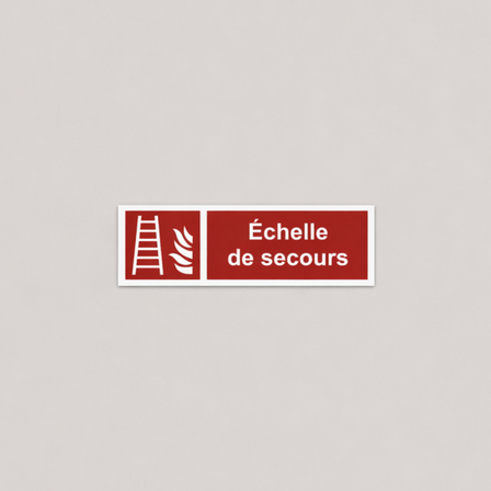Panneau de sécurité incendie - Vinyle - ISO 7010