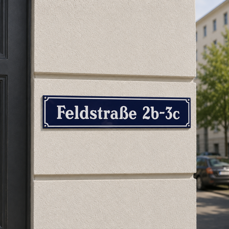 Aluminiumschilder, Quadrat Aluminium. Befestigung: Schraube