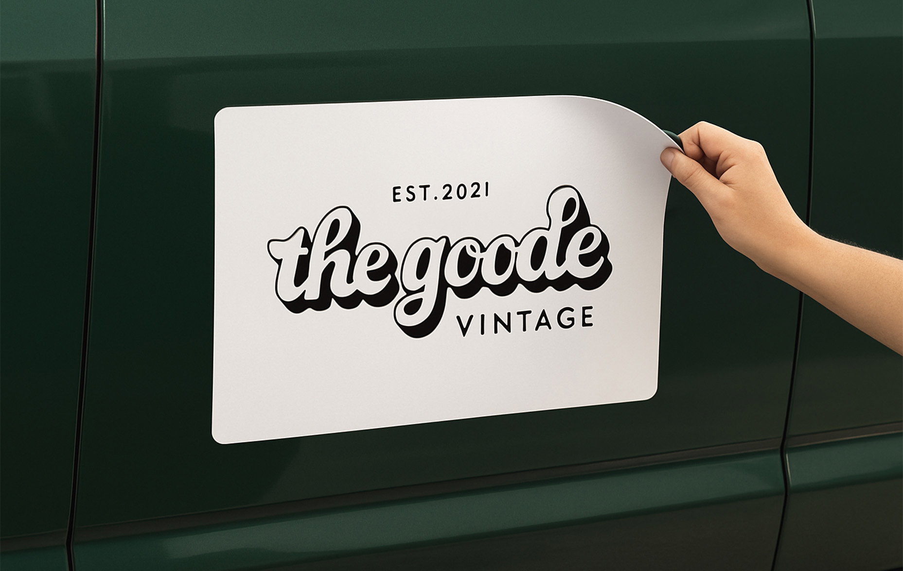 Magnet pour voiture avec logo