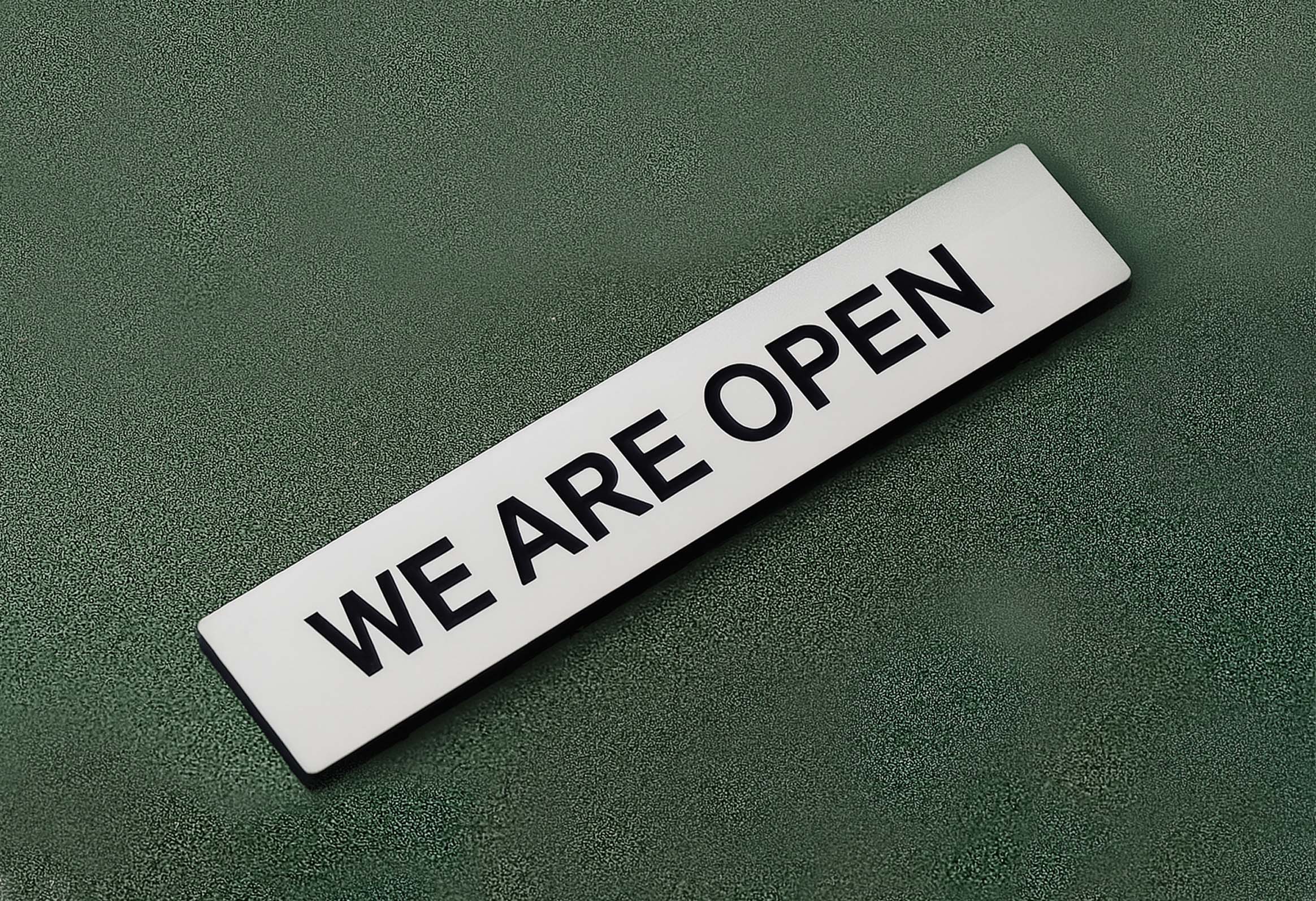Plaque gravée au laser – Texte personnalisé