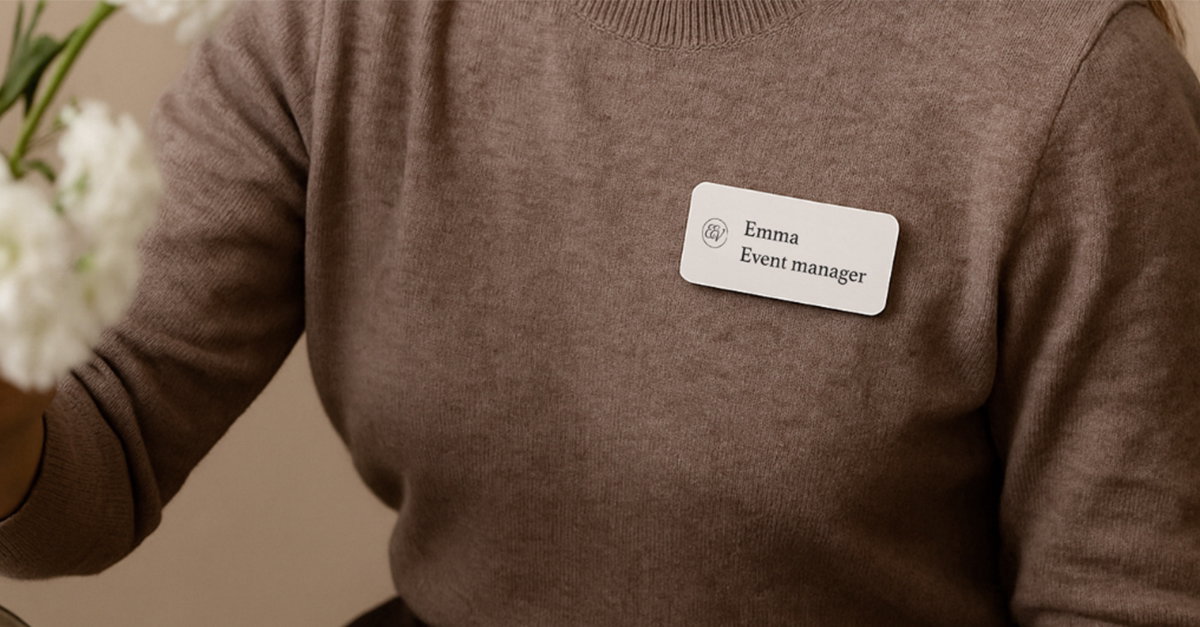 Custom name plate