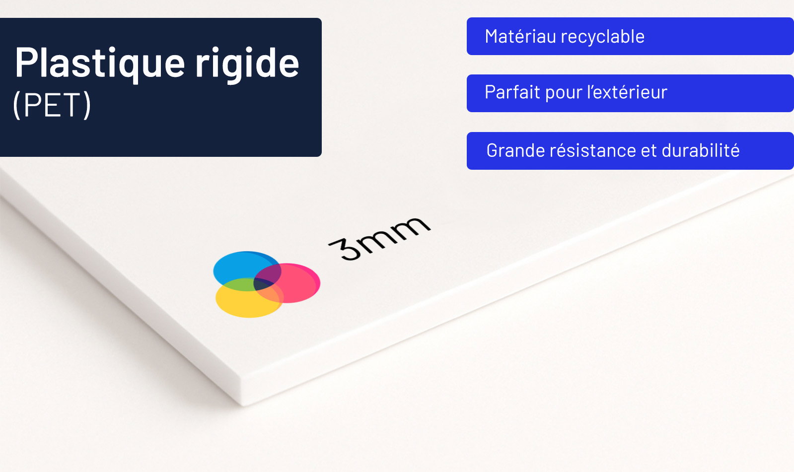 Plastique rigide PET 