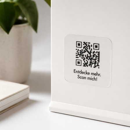 QR-Code Aufkleber