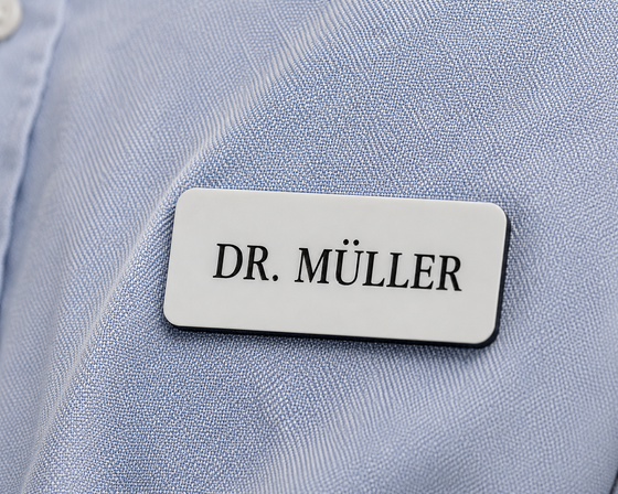 Namensschilder mit Magnet