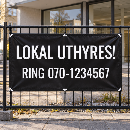 Banderoll med valfri design