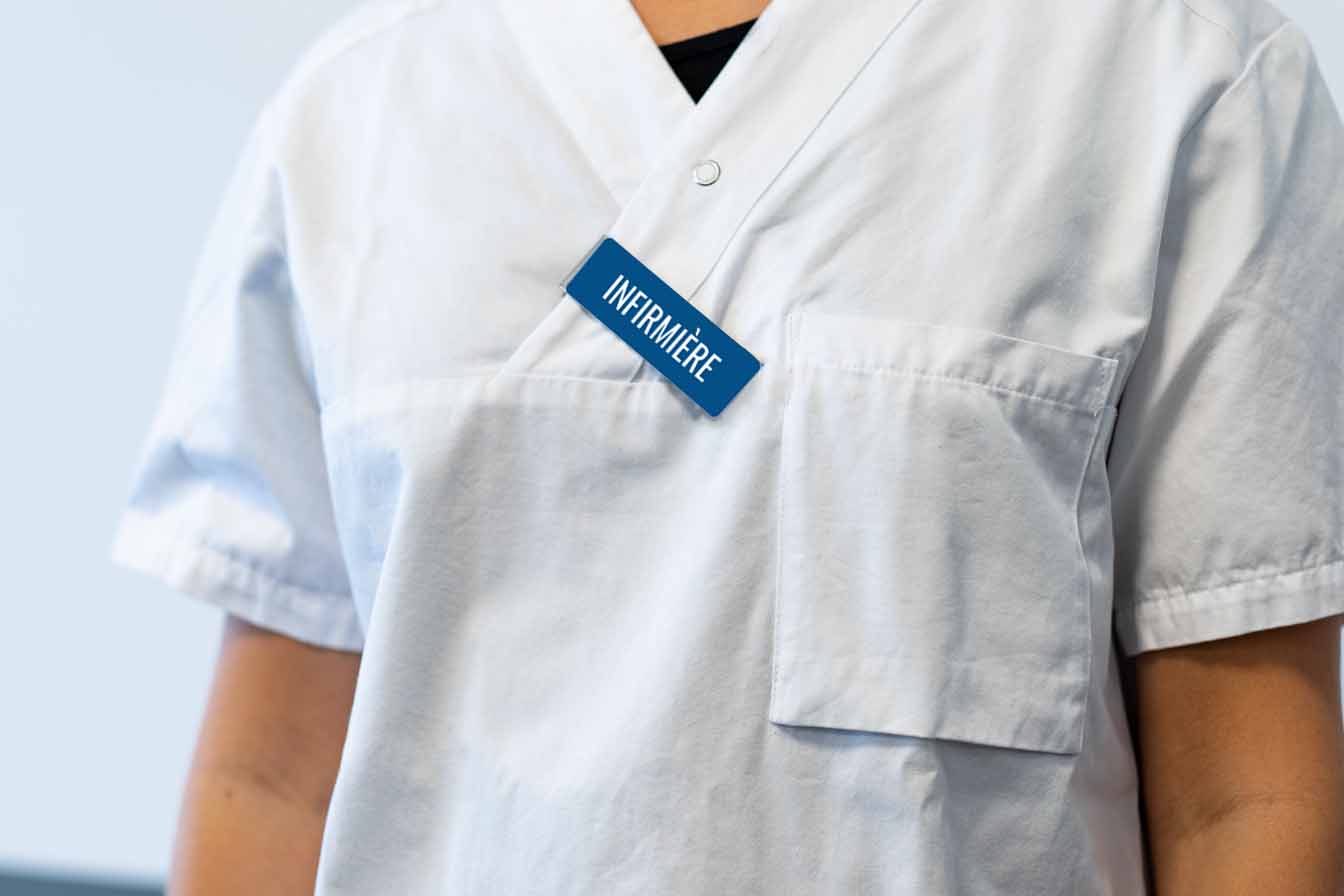 Badge professionnel de santé personnalisé