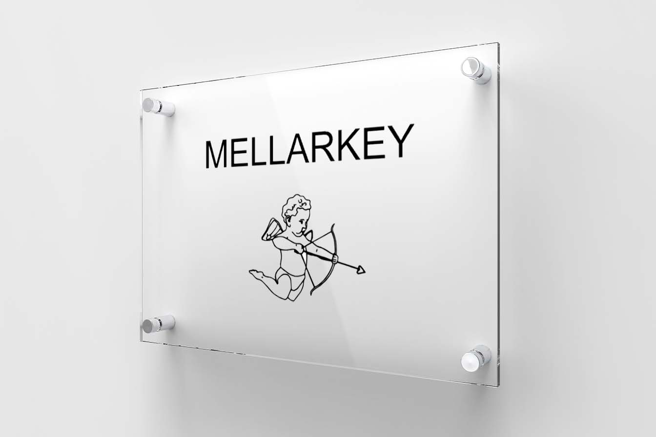 Plaque professionnelle en plexiglas