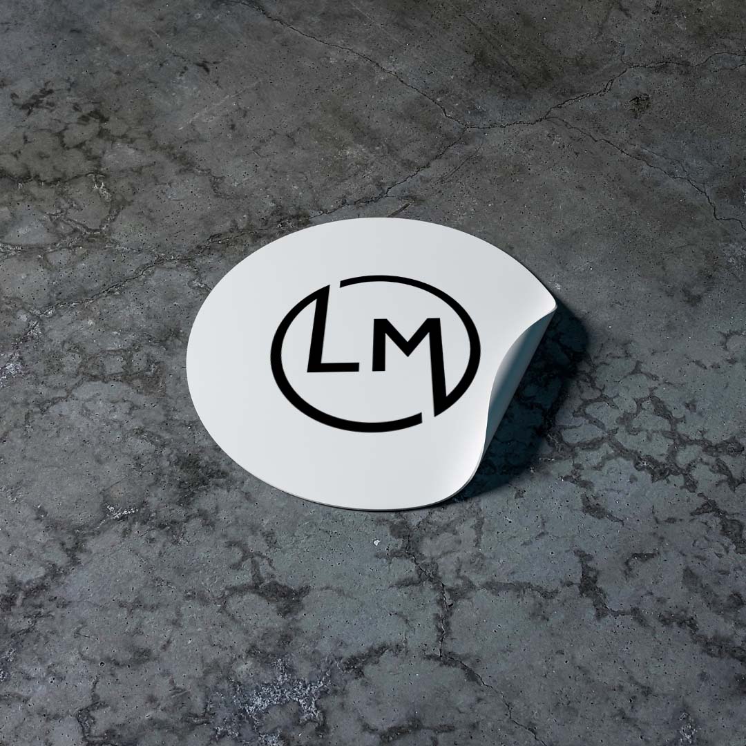Klistermærke med logo