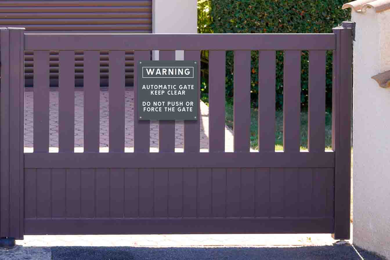 Torschild mit Wunschtext