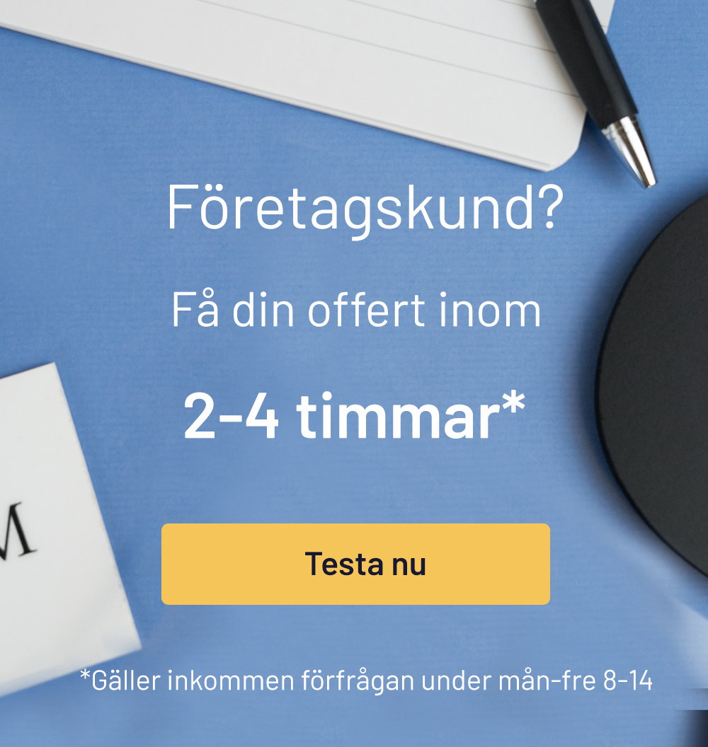 Offert på skylt - Kontakta oss