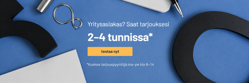 Pyydä ilmainen tarjous helposti ja nopeasti