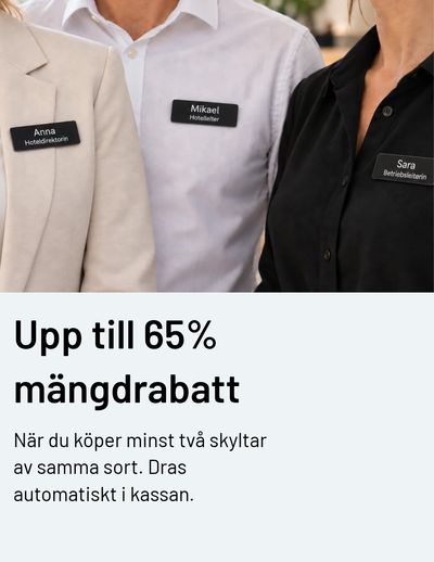 Skyltmax erbjuder mängdrabatt