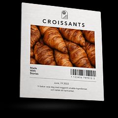 Skylt med digitaltryck