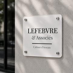 Plaques en plexiglas