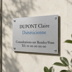 Plaque professionnelle