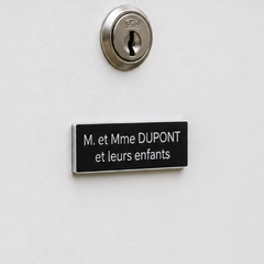 Plaques boite aux lettres