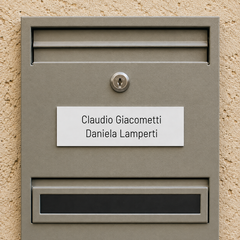 Targhette per cassette postali