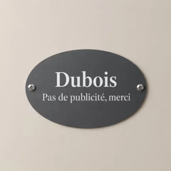 Plaques en plastique