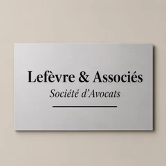 Plaques en aluminium